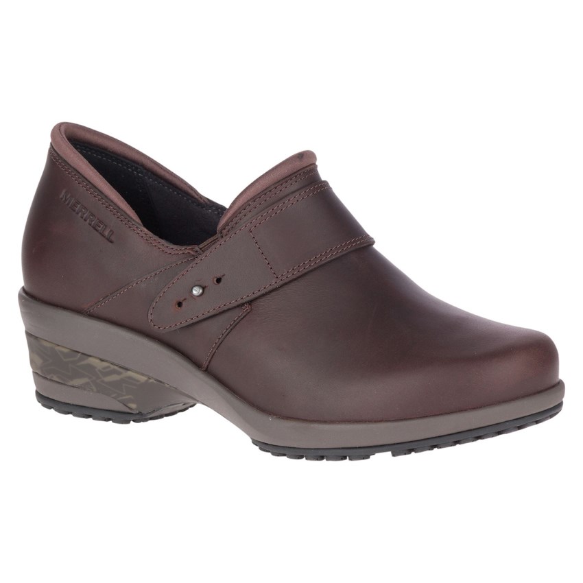 Chaussure de Securite Merrell Valetta PRO Moc Chocolat Femme | B.P.BKQK